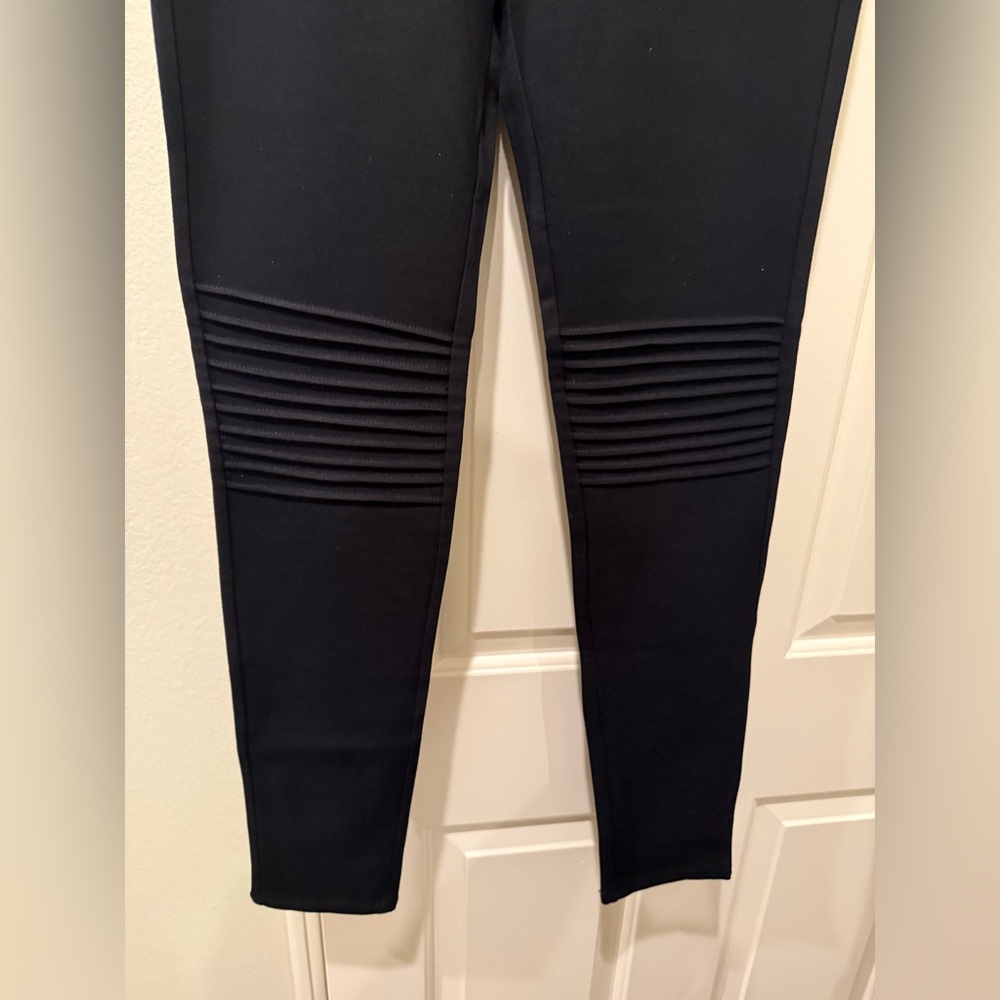 Stella Luce Black Ribbed Leggings